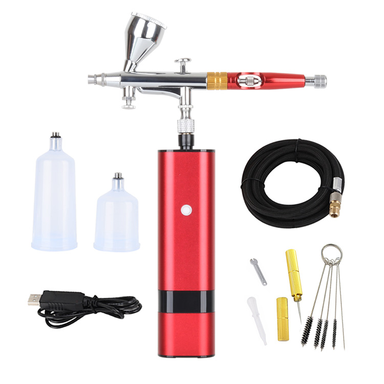 Kit Airbrush karo Regulator Tekanan Airbrush Gun Cordless